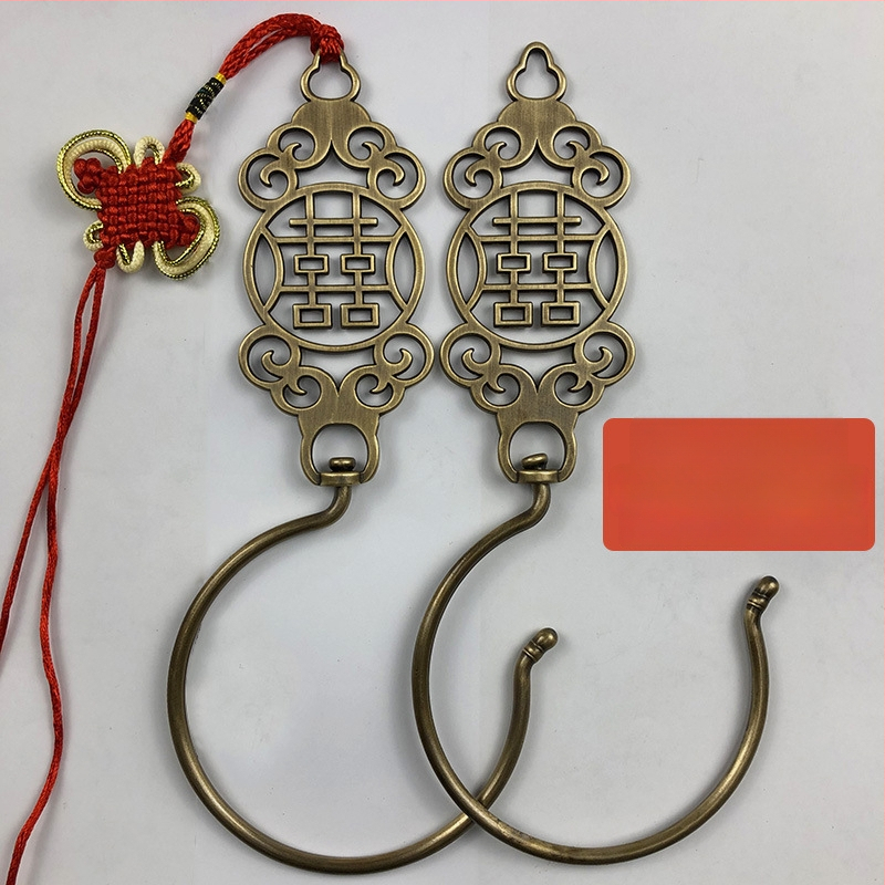 Ming Qing stiliaus lovos užuolaidos kabliukas, vienas kabliukas, šiuolaikinis minimalistinis stilius, apkrova 1–3 kg