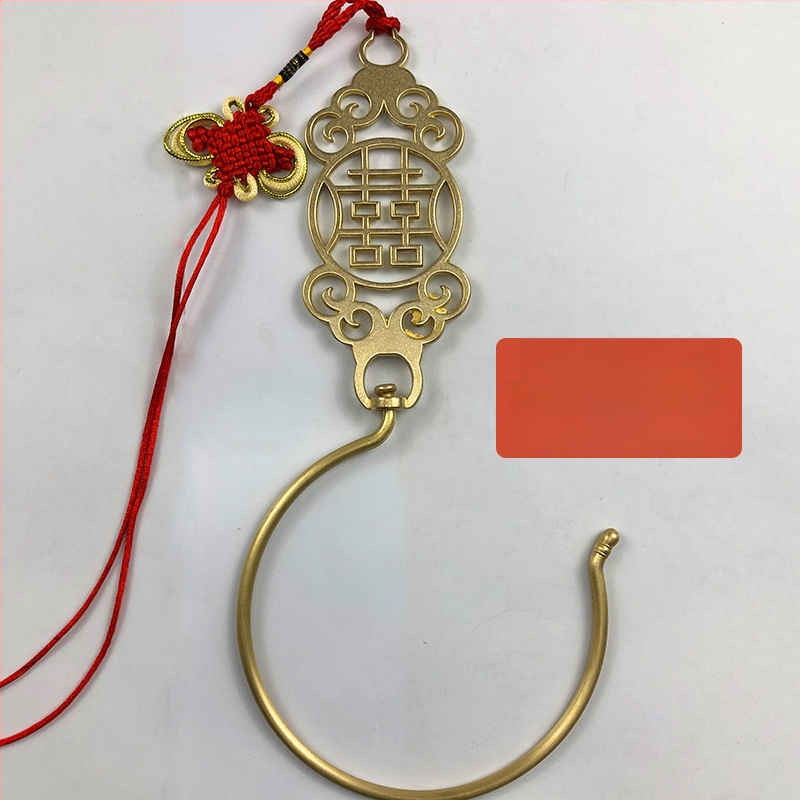 Ming Qing stiliaus lovos užuolaidos kabliukas, vienas kabliukas, šiuolaikinis minimalistinis stilius, apkrova 1–3 kg