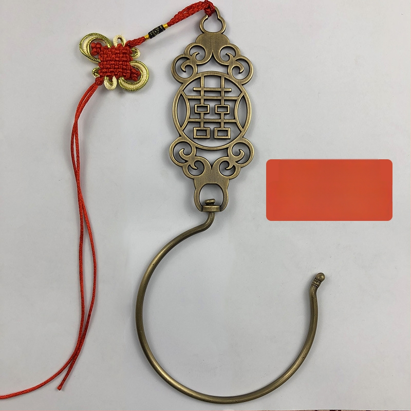 Ming Qing stiliaus lovos užuolaidos kabliukas, vienas kabliukas, šiuolaikinis minimalistinis stilius, apkrova 1–3 kg