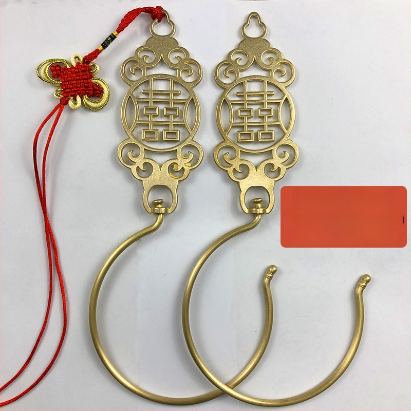 Ming Qing stiliaus lovos užuolaidos kabliukas, vienas kabliukas, šiuolaikinis minimalistinis stilius, apkrova 1–3 kg