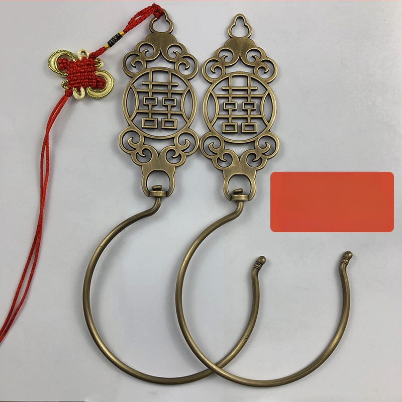 Ming Qing stiliaus lovos užuolaidos kabliukas, vienas kabliukas, šiuolaikinis minimalistinis stilius, apkrova 1–3 kg