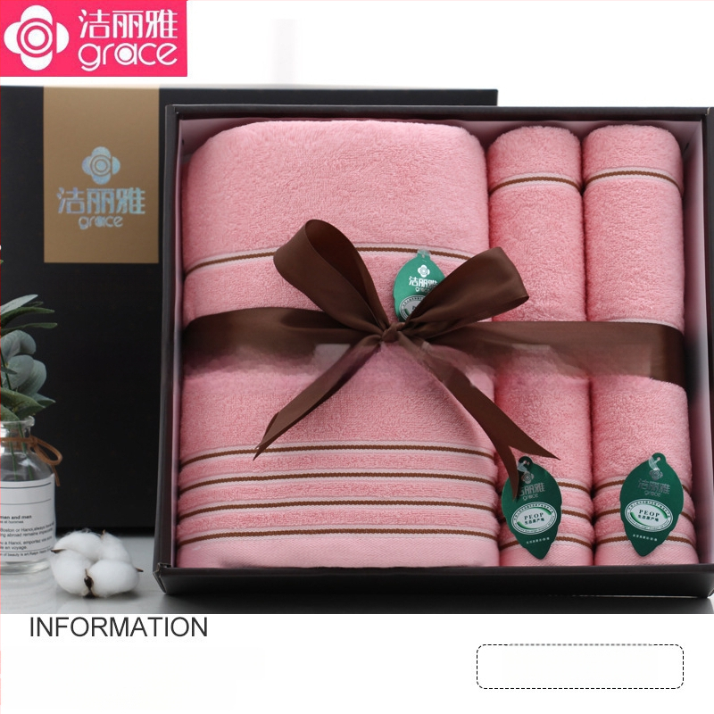 Trys rankšluosčių komplektas su dovanų dėžute, 100% medvilnė, logotipo spausdinimas įmanomas, 320 g