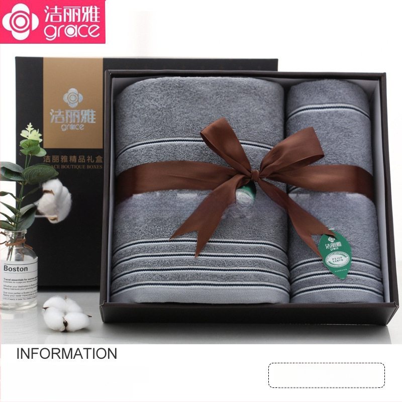 Trys rankšluosčių komplektas su dovanų dėžute, 100% medvilnė, logotipo spausdinimas įmanomas, 320 g