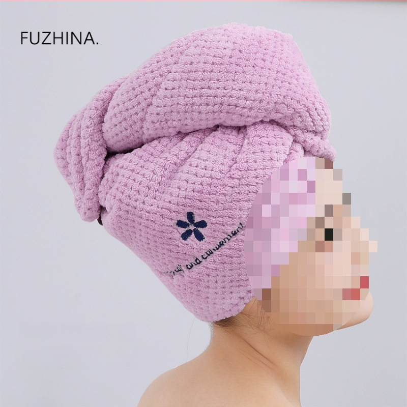 RUIDAN Hajszárító sapka, vízfelvevő, gyors szárítás, dupla réteg, poliészter, tömege több mint 200 g