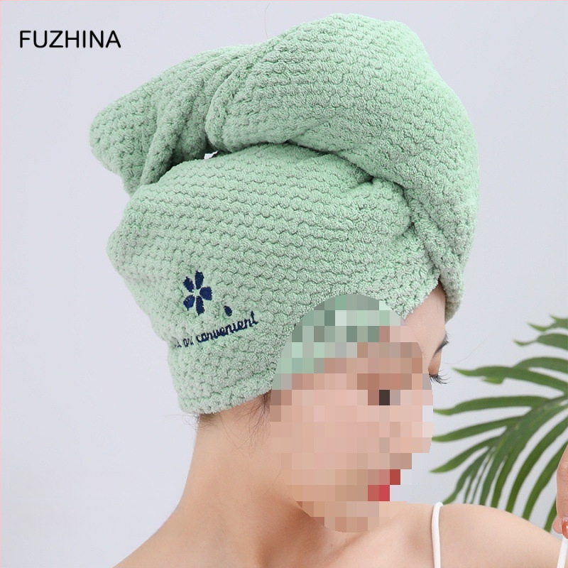 RUIDAN Hajszárító sapka, vízfelvevő, gyors szárítás, dupla réteg, poliészter, tömege több mint 200 g