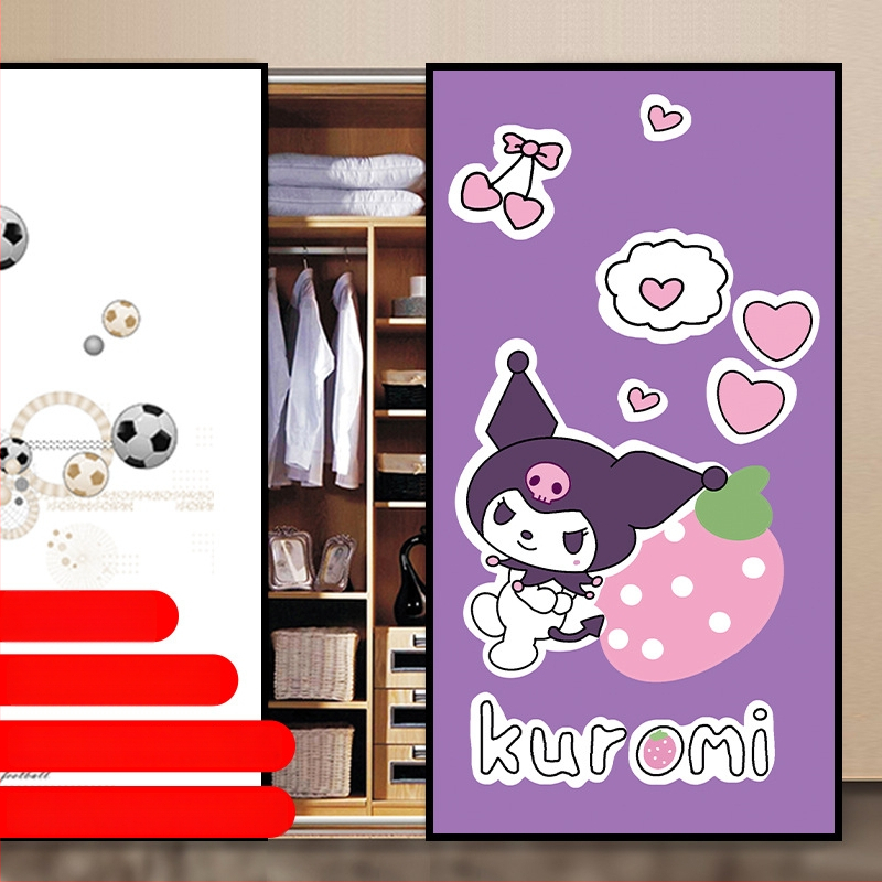 PVC lipnus stiklo plėvelė su animacijos raštu svetainei – 1 vnt.