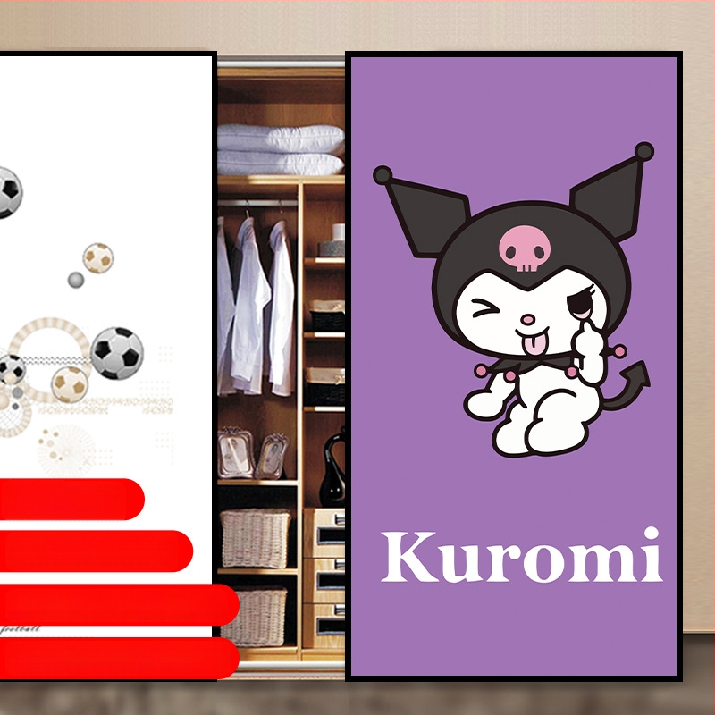 PVC lipnus stiklo plėvelė su animacijos raštu svetainei – 1 vnt.