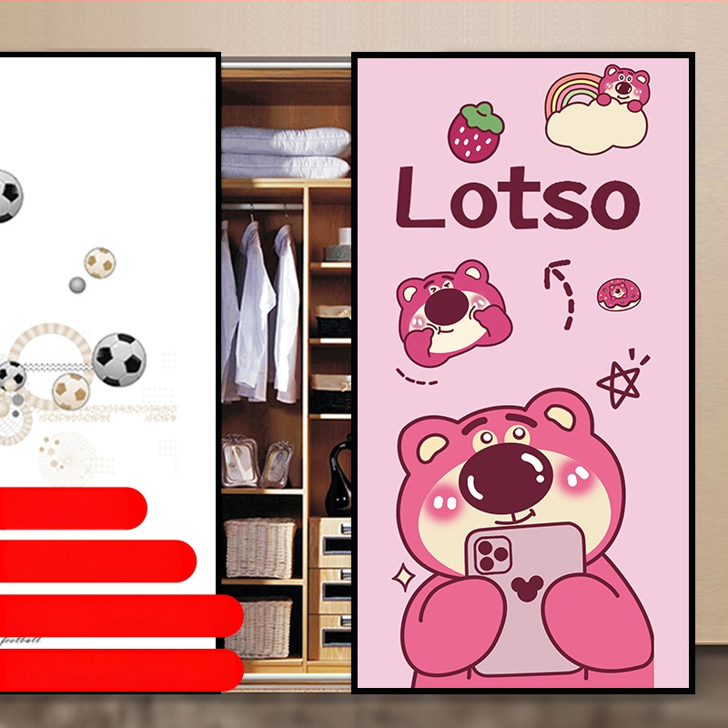 PVC lipnus stiklo plėvelė su animacijos raštu svetainei – 1 vnt.