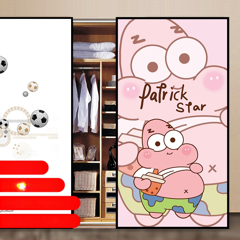 PVC lipnus stiklo plėvelė su animacijos raštu svetainei – 1 vnt.