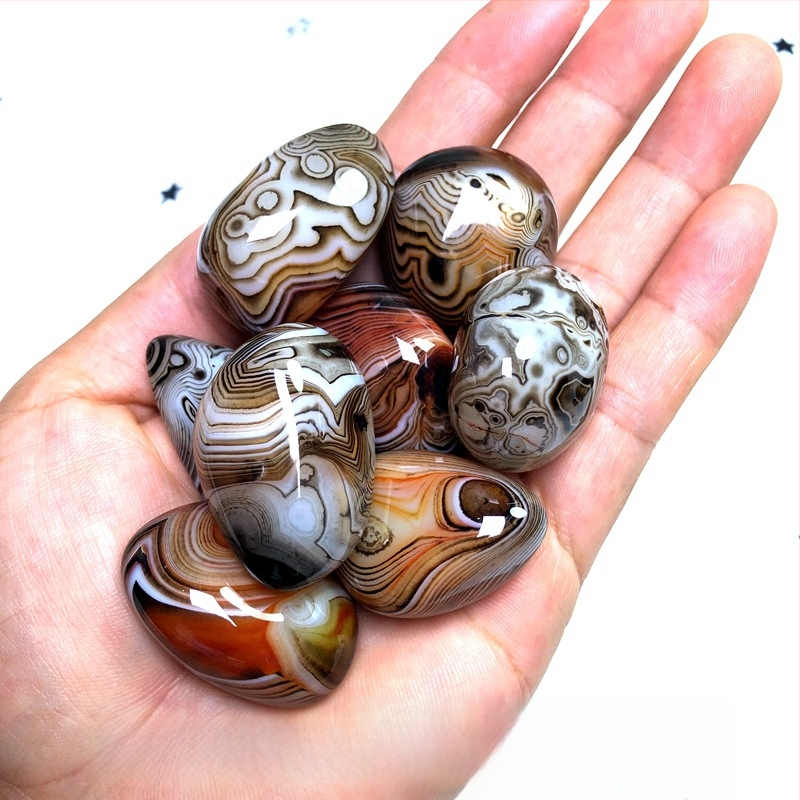 Agāta kulons ar dabisku akmeni, polēta virsma, dabiskā forma, karājams dekors, jauns ķīniešu stils