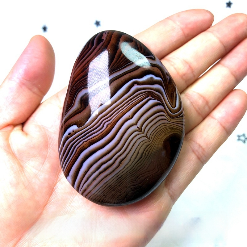 Agāta kulons ar dabisku akmeni, polēta virsma, dabiskā forma, karājams dekors, jauns ķīniešu stils