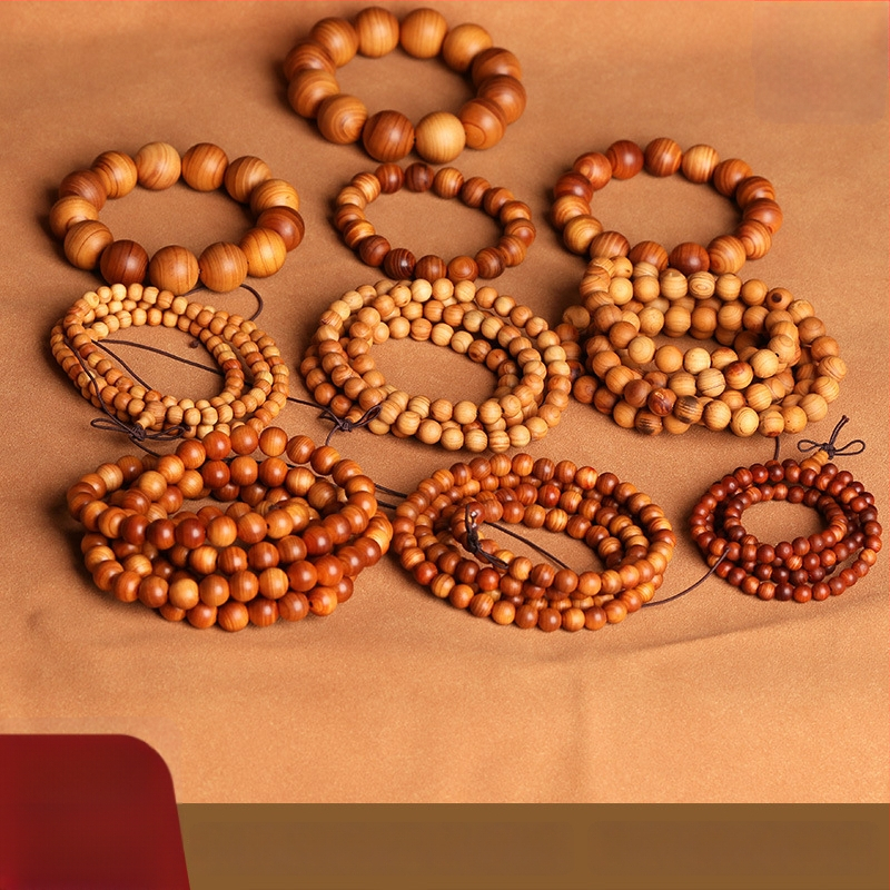 Thuja rokassprādze – retro stilā, universāla, roku darbs, 108 krelles