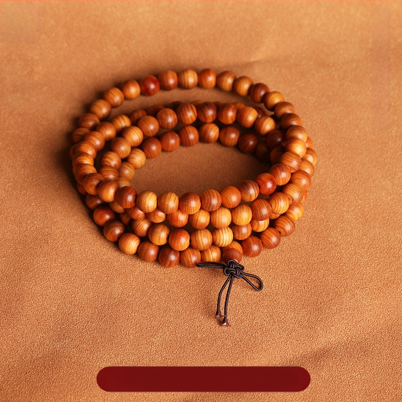 Thuja rokassprādze – retro stilā, universāla, roku darbs, 108 krelles