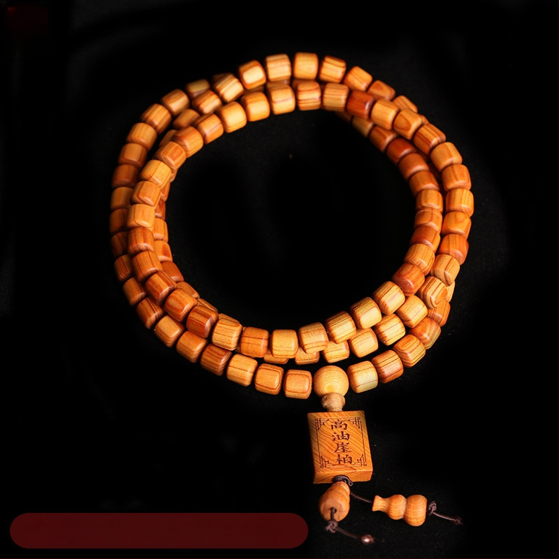 Thuja rokassprādze – retro stilā, universāla, roku darbs, 108 krelles