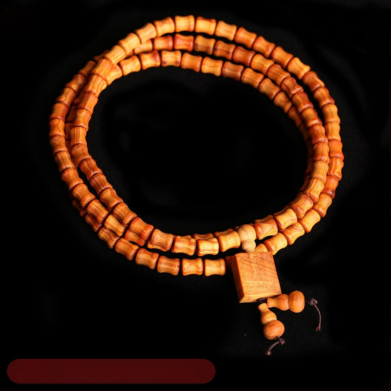 Thuja rokassprādze – retro stilā, universāla, roku darbs, 108 krelles