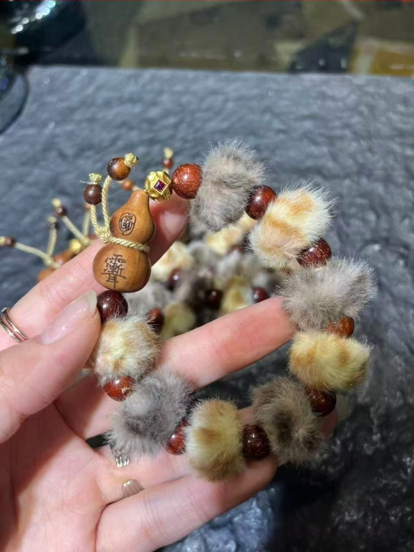 Koka rokassprādze, jauns ķīniešu stils, unisex, rokām darināta, karikatūras dizains