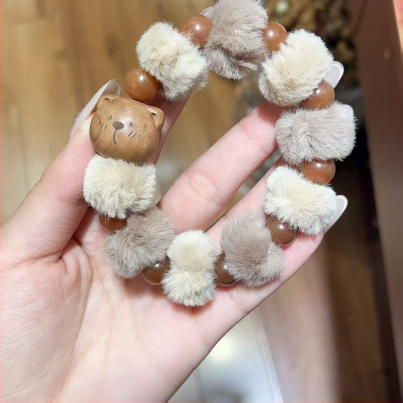 Koka rokassprādze, jauns ķīniešu stils, unisex, rokām darināta, karikatūras dizains