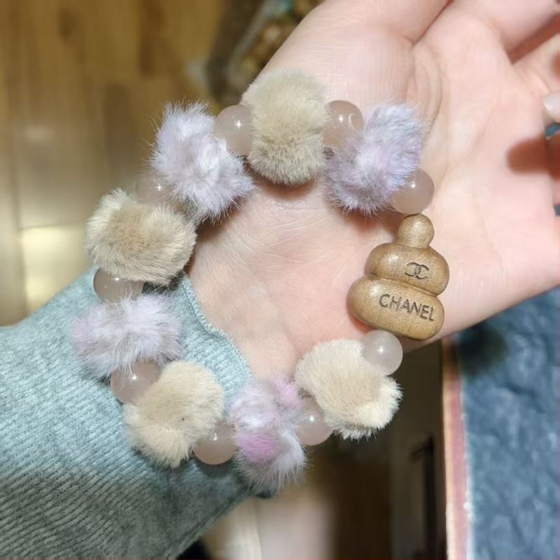 Koka rokassprādze, jauns ķīniešu stils, unisex, rokām darināta, karikatūras dizains