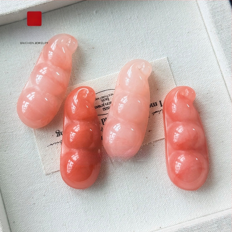 Dabas jads kulons, ģeometriska forma, slīpēts un polēts