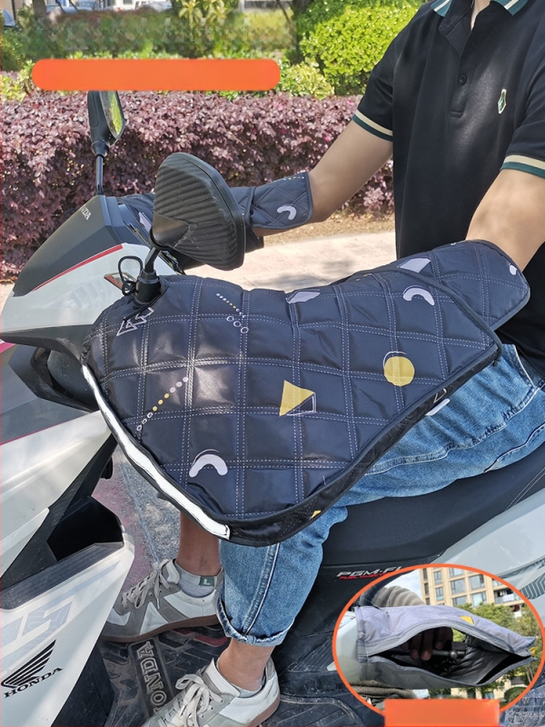 Lielas elektriskā motocikla saules aizsardzības cimdi ar vēja un ūdens izturību pavasarim un rudenim — Zīmols Unique; Materiāls: Cits; Importēts: Nē; Lietošana: Velosipēdu cimdi