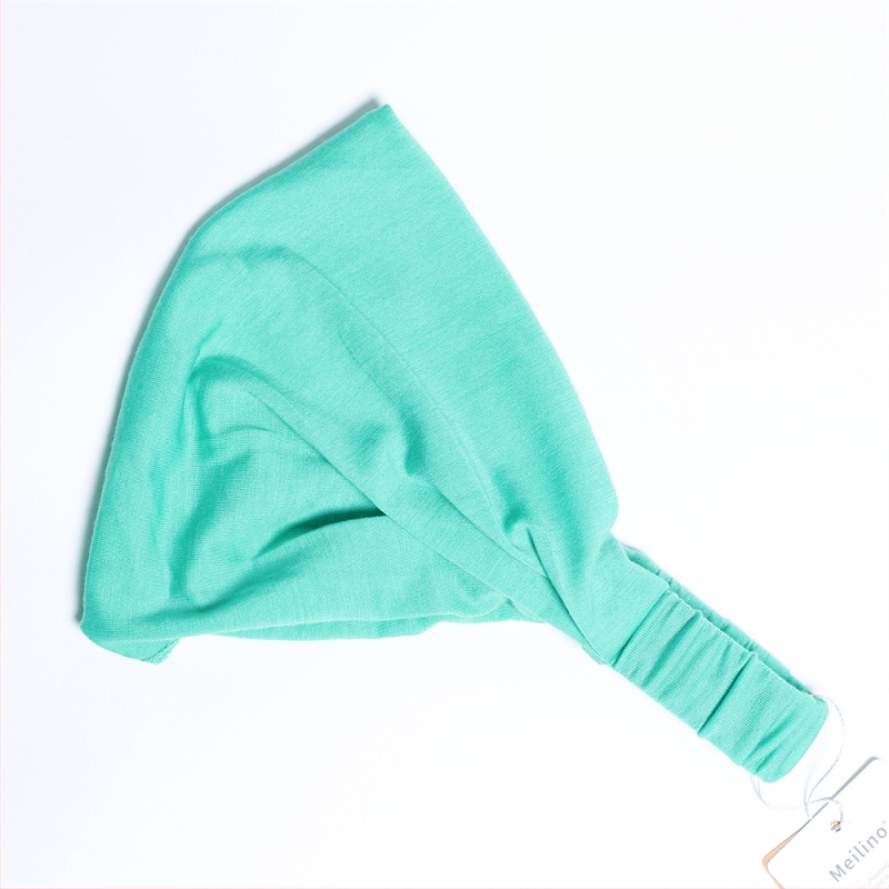 Sieviešu merino vilnas galvas lente, sviedru absorkcijas sporta galvas lente ārējiem nodarbībām — velosacīkstēm, skrējienam, jogai un kalnu kāpšanai, geometrisks raksts, raksts plaid, modelis H13