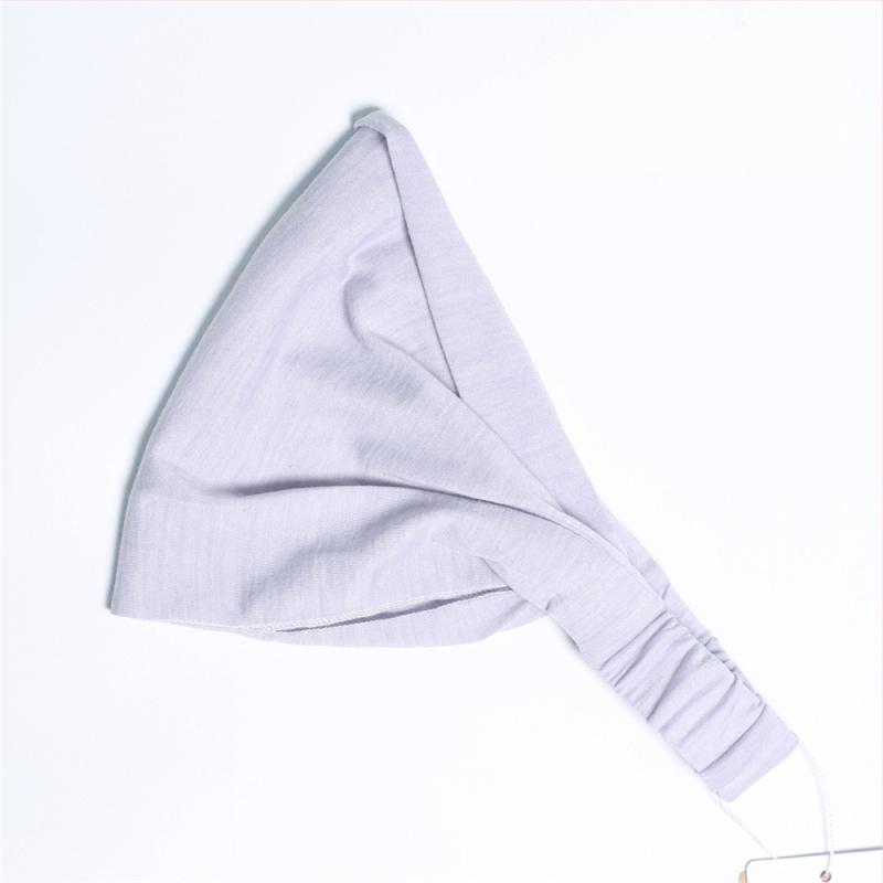 Sieviešu merino vilnas galvas lente, sviedru absorkcijas sporta galvas lente ārējiem nodarbībām — velosacīkstēm, skrējienam, jogai un kalnu kāpšanai, geometrisks raksts, raksts plaid, modelis H13