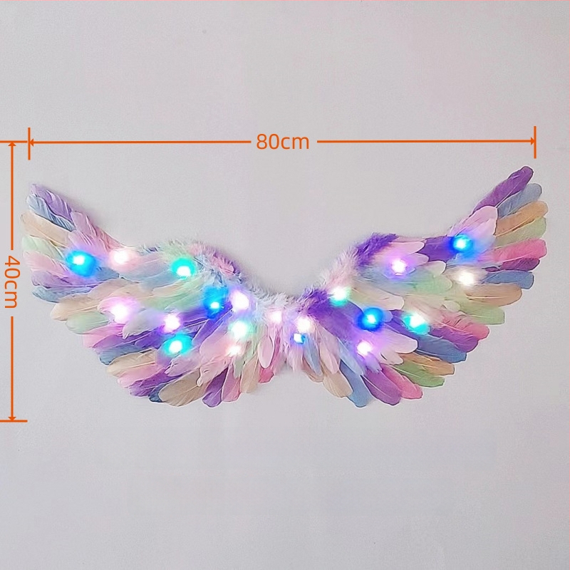 Foto rekvizīts: eņģeļa spārni no spalvām, rokdarbs, piemērots meitenēm