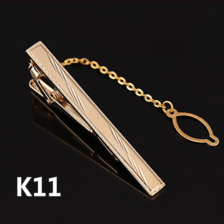 Клип за вратовръзка – меден, унисекс/бизнес стил, тегло 0.01 кг