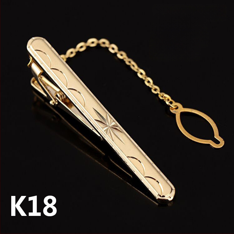 Клип за вратовръзка – меден, унисекс/бизнес стил, тегло 0.01 кг