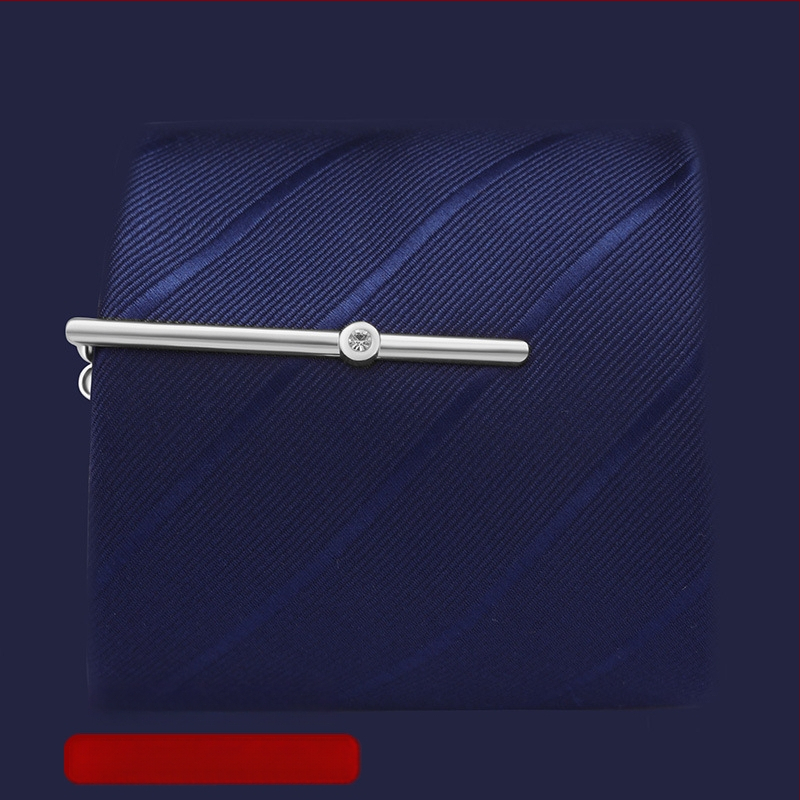 Персонализираема медна закопчалка за вратовръзка, плоска глава, мъжки стил, лазерно гравирано лого