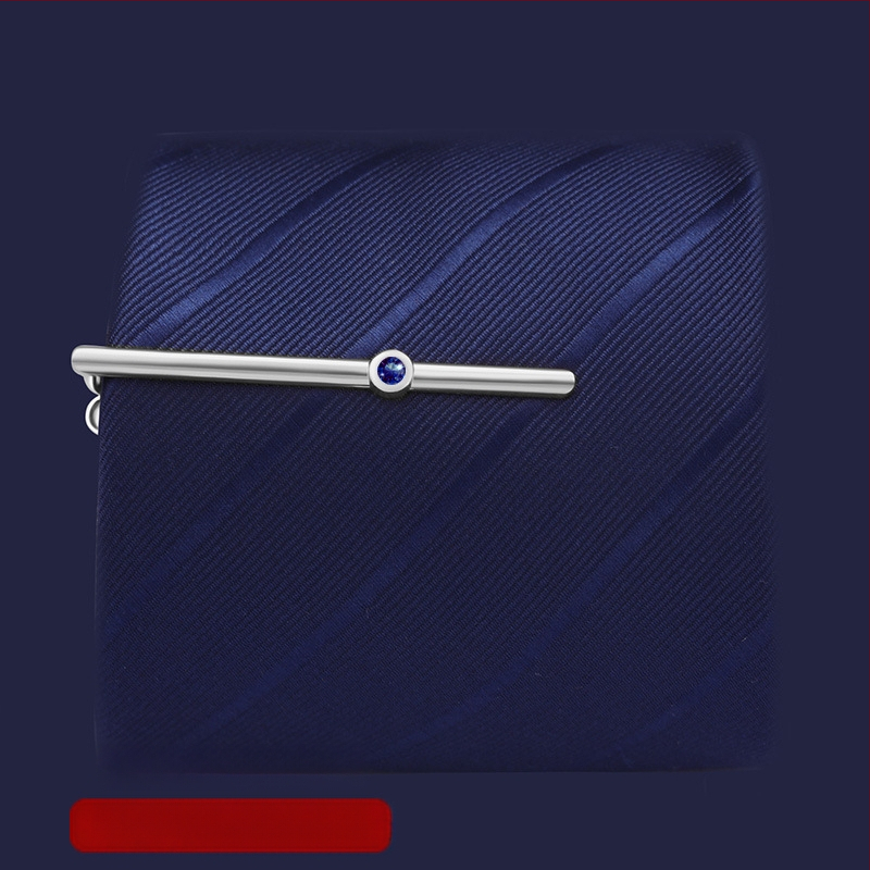 Персонализираема медна закопчалка за вратовръзка, плоска глава, мъжки стил, лазерно гравирано лого