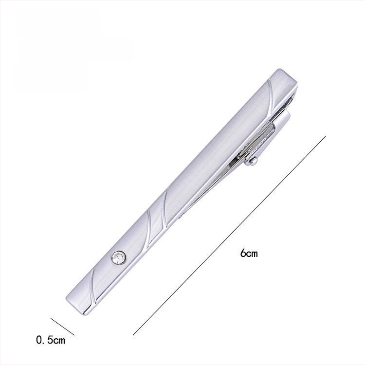 Клип за вратовръзка – Агат констелационен модел, метален аксесоар