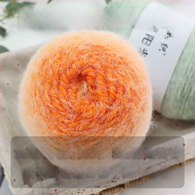 Takarófonal gradient dizájnnal, Semi-worsted, ball yarn formájú fonal, kézi kötéshez, alias Cake line, márka Also Warm