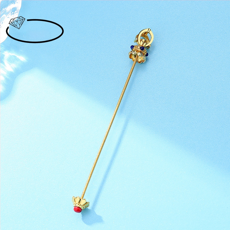 Réz nyaklánc elektroplattázott részletekkel, etnikus stílus, irodalmi retro, 2024 tavasza