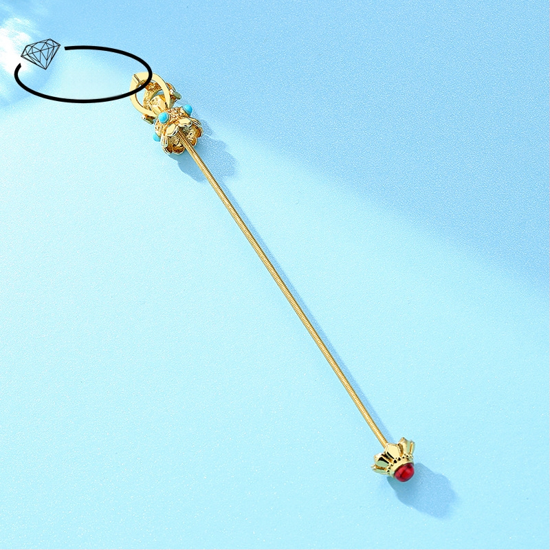 Réz nyaklánc elektroplattázott részletekkel, etnikus stílus, irodalmi retro, 2024 tavasza