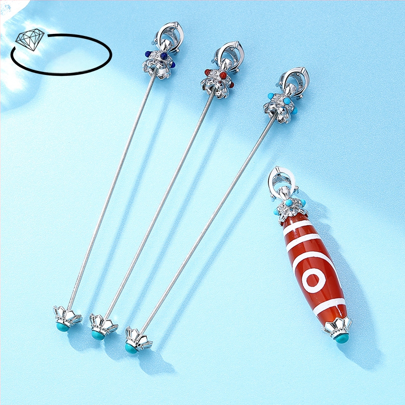 Réz nyaklánc elektroplattázott részletekkel, etnikus stílus, irodalmi retro, 2024 tavasza