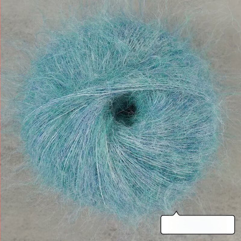 Keverék fonal kézi kötéshez – alpakka és mohír hosszú szálas keverék; gyűrűs sodrás; fonal forma: csoport; Mu Pai