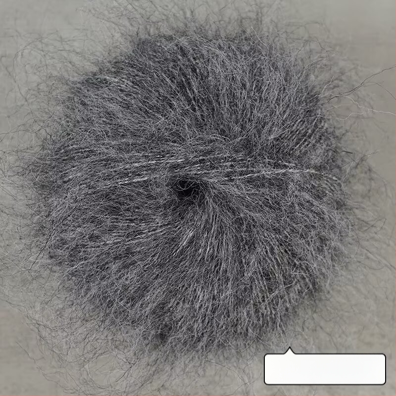 Keverék fonal kézi kötéshez – alpakka és mohír hosszú szálas keverék; gyűrűs sodrás; fonal forma: csoport; Mu Pai