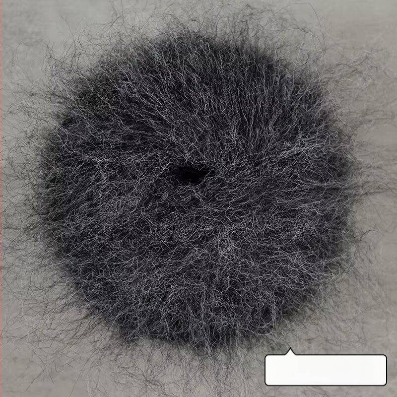 Keverék fonal kézi kötéshez – alpakka és mohír hosszú szálas keverék; gyűrűs sodrás; fonal forma: csoport; Mu Pai