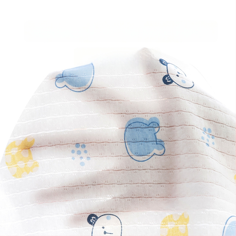 Kūdikių medvilniniai trumpomis rankovėmis marškinėliai (animacinis raštas, 100% medvilnė, apvali kaklo linija, tinkama naujagimiams 0–1 metų)