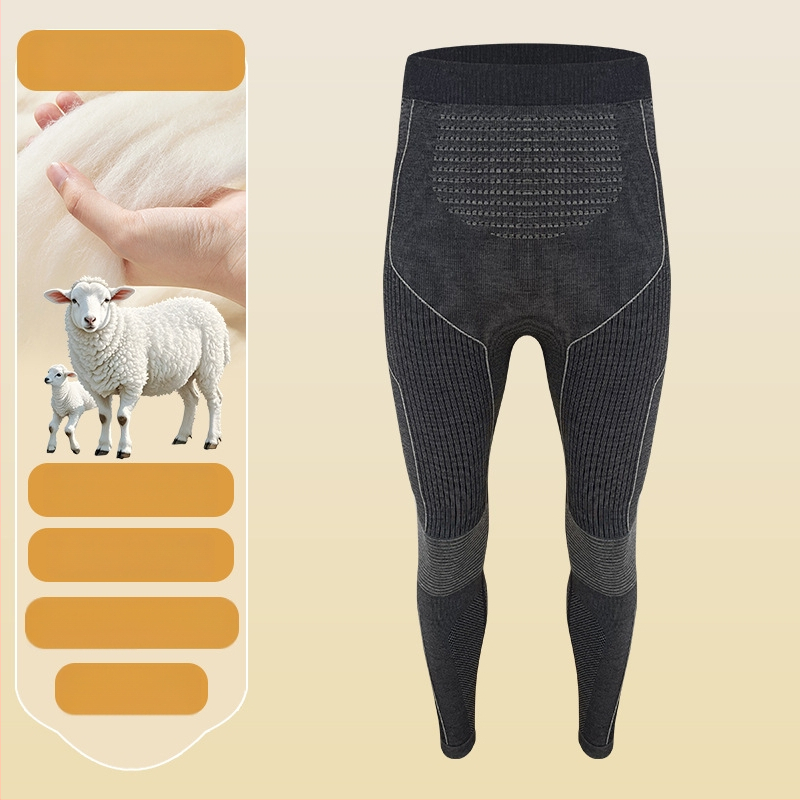 Unisex greitai džiūstantis kombinezonas iš avies vilnos su dryžiu raštu, skirtas lauko žygiams ir slidinėjimui, drėgmės šalinimas, žiemos- pavasario- rudens sezonams