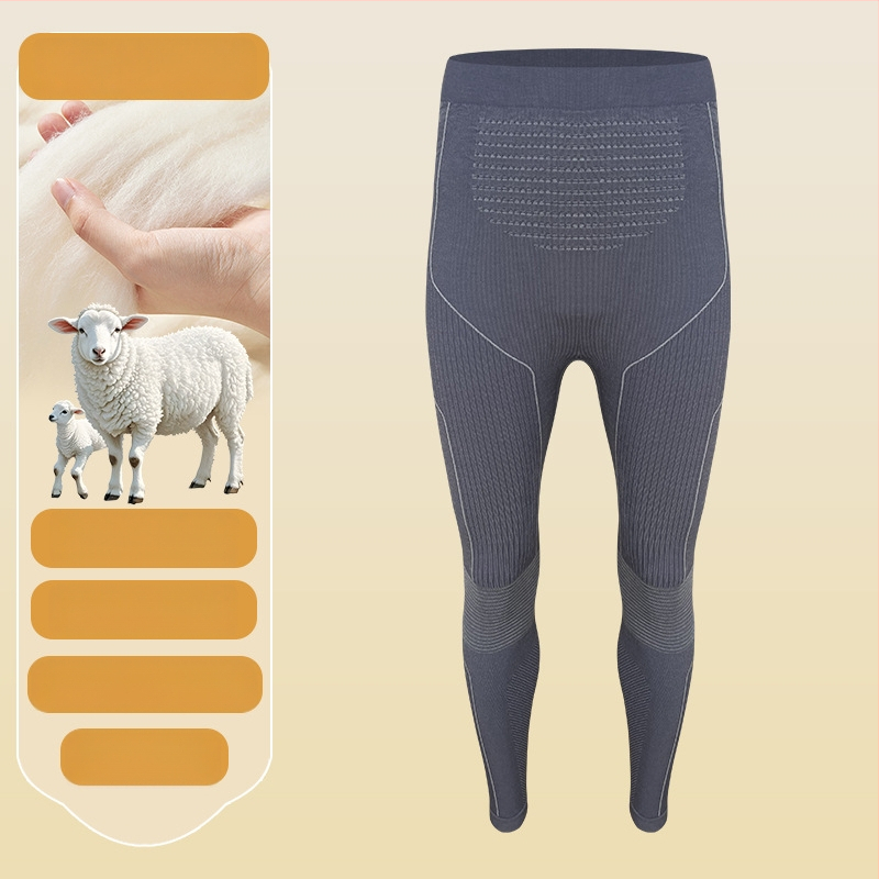 Unisex greitai džiūstantis kombinezonas iš avies vilnos su dryžiu raštu, skirtas lauko žygiams ir slidinėjimui, drėgmės šalinimas, žiemos- pavasario- rudens sezonams