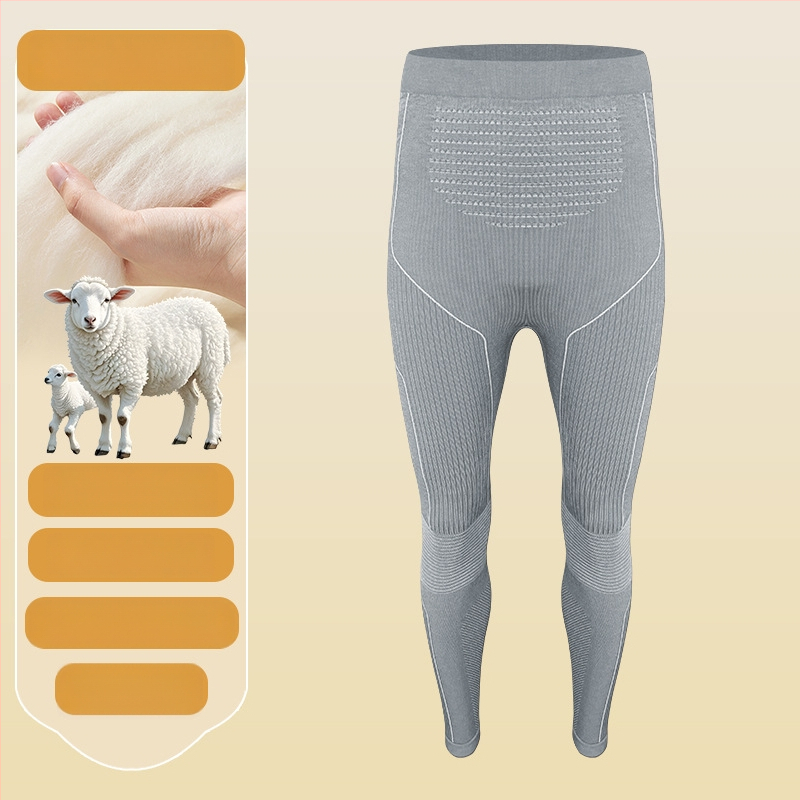 Unisex greitai džiūstantis kombinezonas iš avies vilnos su dryžiu raštu, skirtas lauko žygiams ir slidinėjimui, drėgmės šalinimas, žiemos- pavasario- rudens sezonams