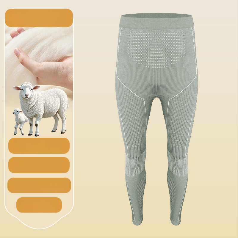 Unisex greitai džiūstantis kombinezonas iš avies vilnos su dryžiu raštu, skirtas lauko žygiams ir slidinėjimui, drėgmės šalinimas, žiemos- pavasario- rudens sezonams