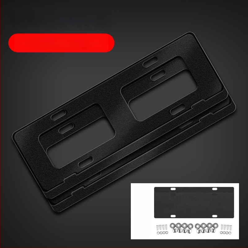 Ramă pentru plăcuța de înmatriculare din aliaj de aluminiu, personalizare logo (100+ opțiuni), compatibilă cu peste 100 de modele de mașini, procesare și personalizare disponibile