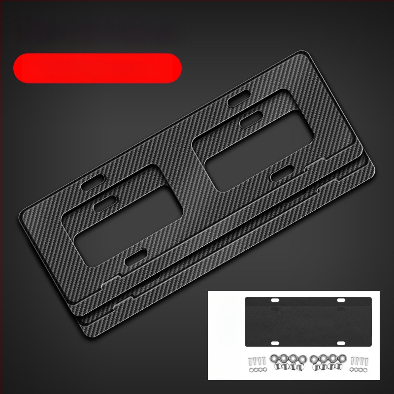 Ramă pentru plăcuța de înmatriculare din aliaj de aluminiu, personalizare logo (100+ opțiuni), compatibilă cu peste 100 de modele de mașini, procesare și personalizare disponibile