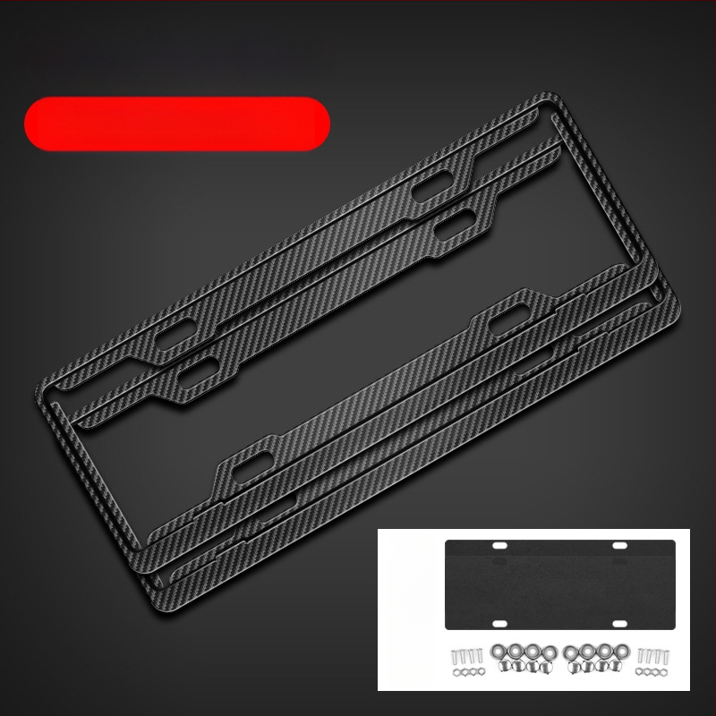 Ramă pentru plăcuța de înmatriculare din aliaj de aluminiu, personalizare logo (100+ opțiuni), compatibilă cu peste 100 de modele de mașini, procesare și personalizare disponibile