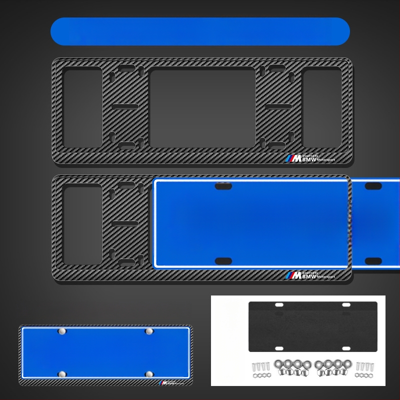 Ramă pentru plăcuța de înmatriculare din aliaj de aluminiu, personalizare logo (100+ opțiuni), compatibilă cu peste 100 de modele de mașini, procesare și personalizare disponibile