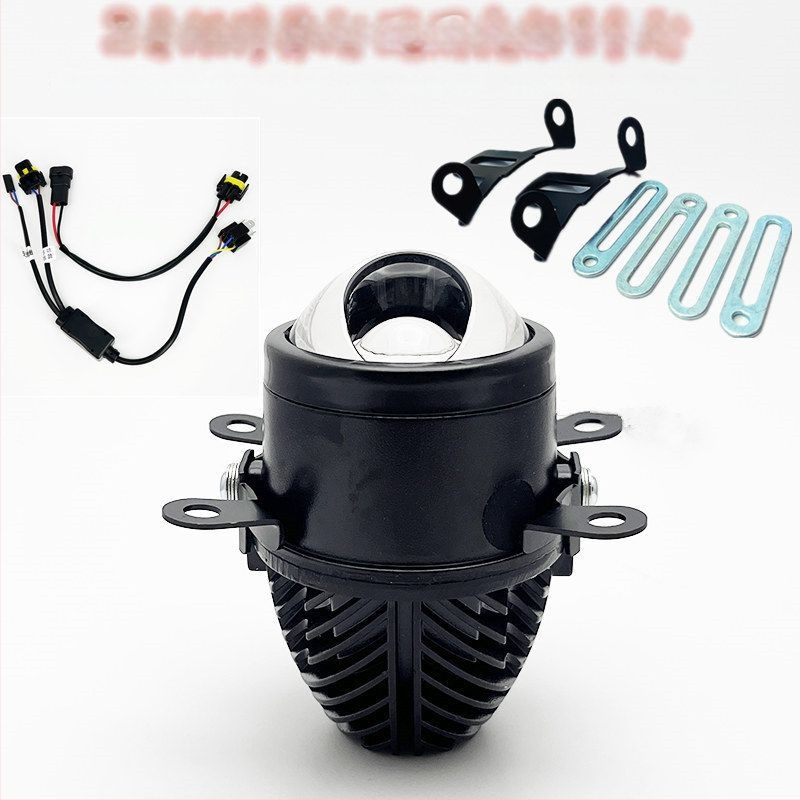 Előre LED ködfény, 45W, 12V, kettős fókuszú fisheye lencsével