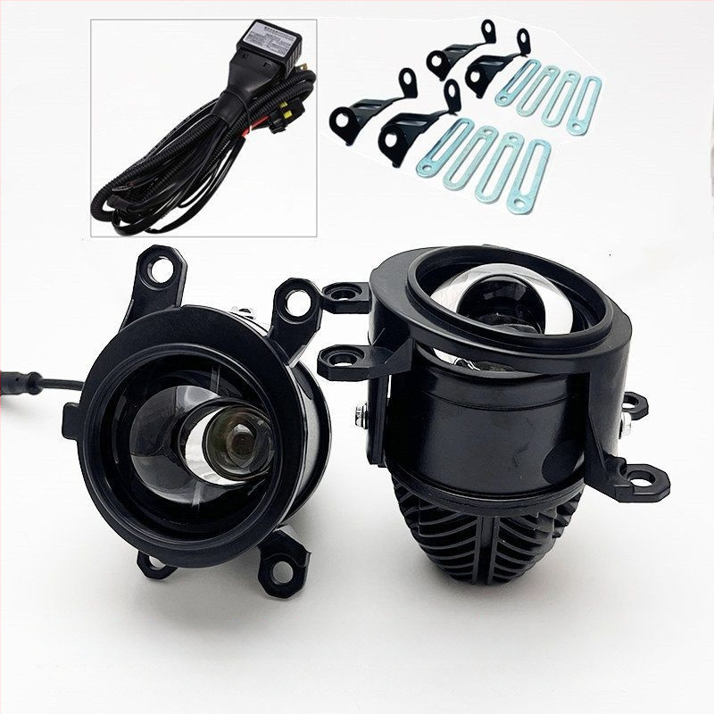 Előre LED ködfény, 45W, 12V, kettős fókuszú fisheye lencsével